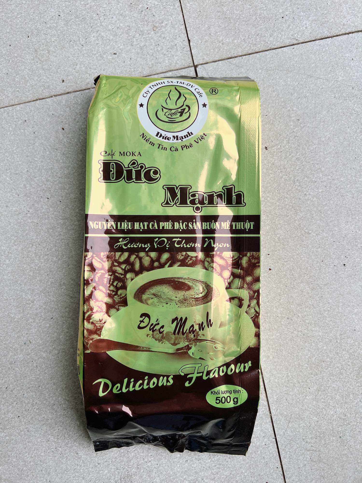 Cà Phê Moka Đức Mạnh Gói 500G (Chính Hãng)