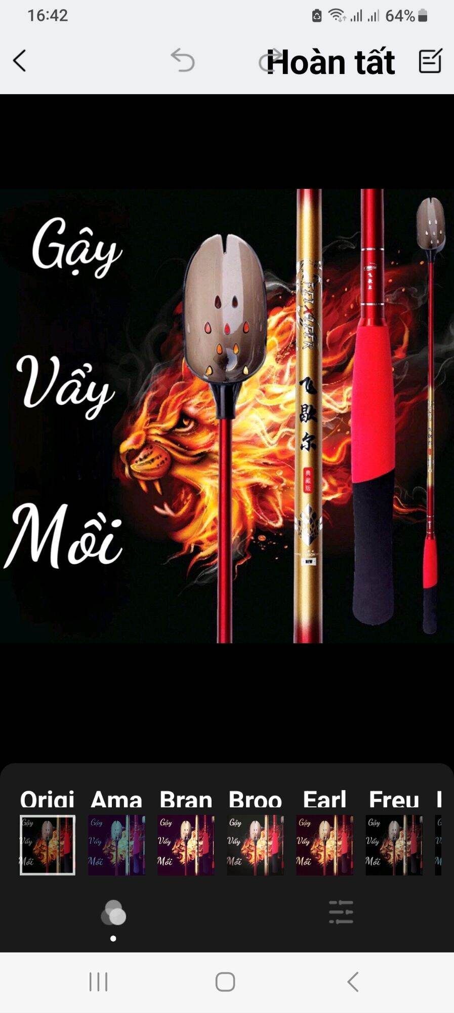 Gậy vẩy mồi có các size 80 1 m 1, m2