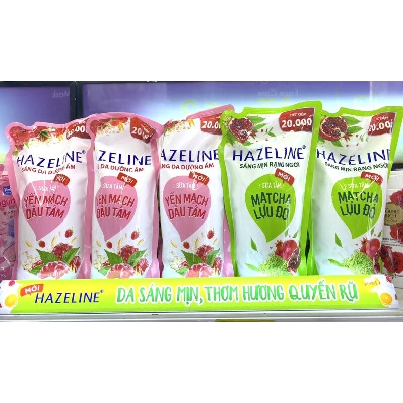 Sữa tắm hazeline túi 900g