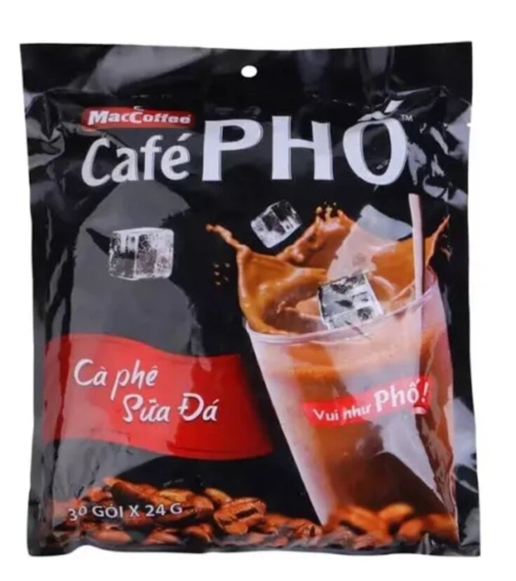Caphe Phố sữa bịch 30 gói x 24g