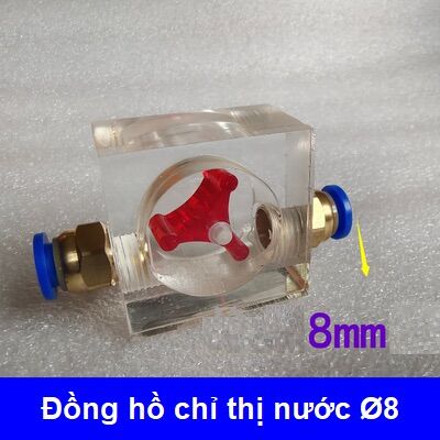 Đồng hồ chỉ thị nước làm mát động cơ Spindle M8,M10