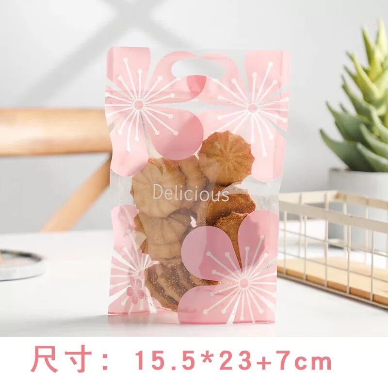 10 túi zip hoa anh đào