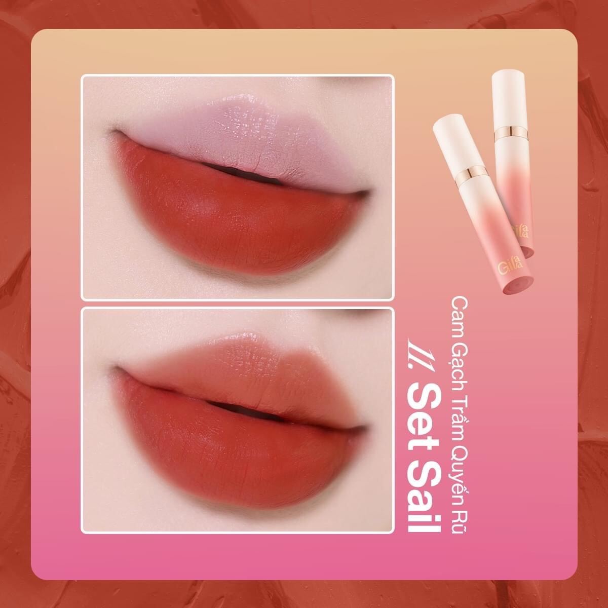 Son Gilaa Long Wear Lip Cream Rich Rosie