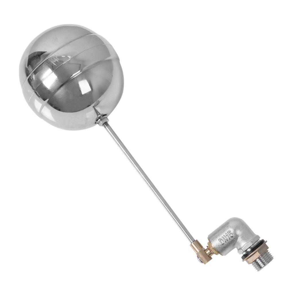 Van Phao Cơ INOX Bóng Có Cát phi 1/2-3/4 (21mm-27mm)