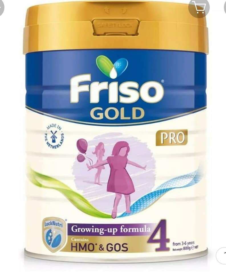 Sữa friso gold pro 4 800g cho trẻ trên 3 tuổi