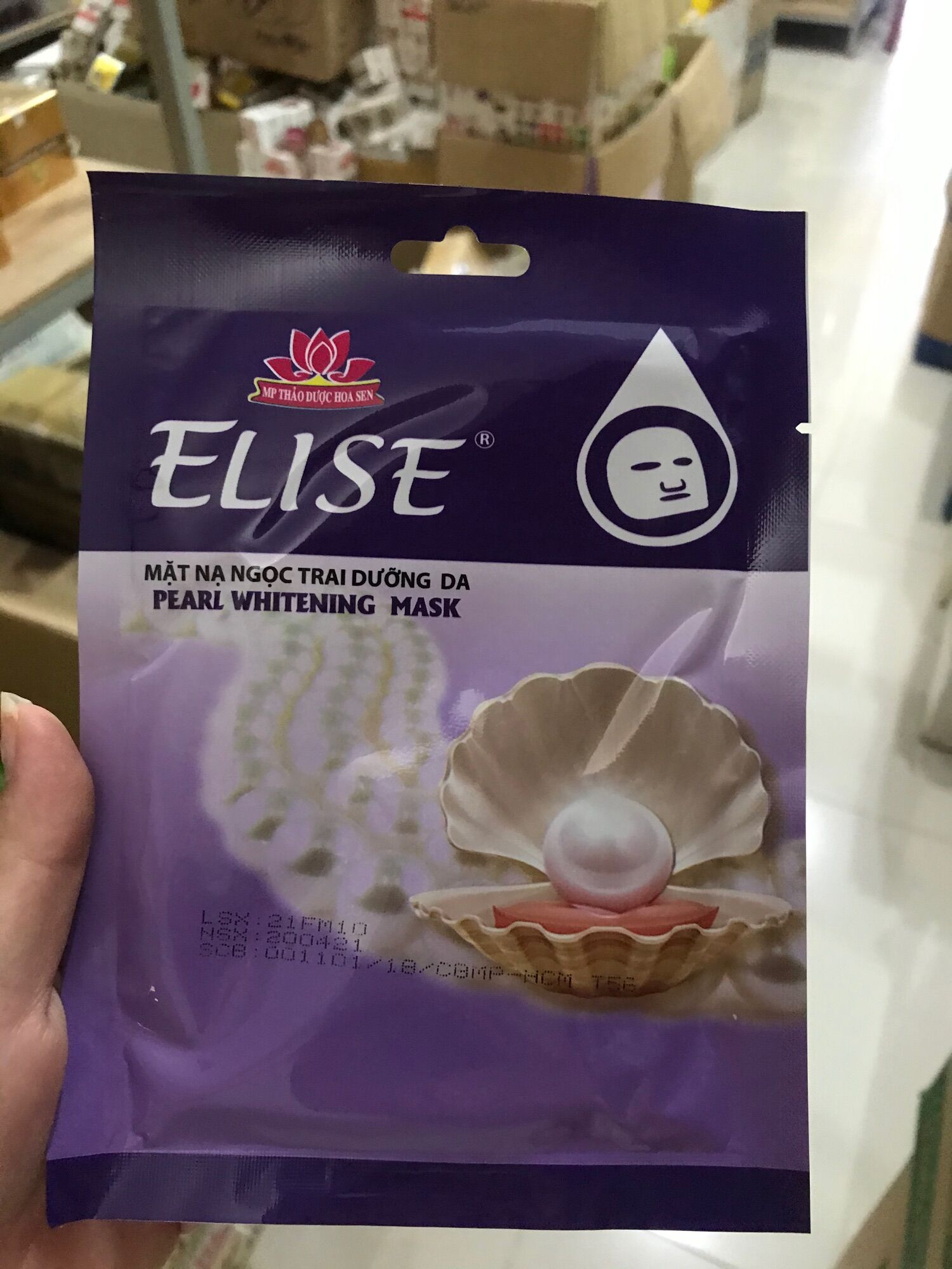 Mặt nạ Elise ngọc trai