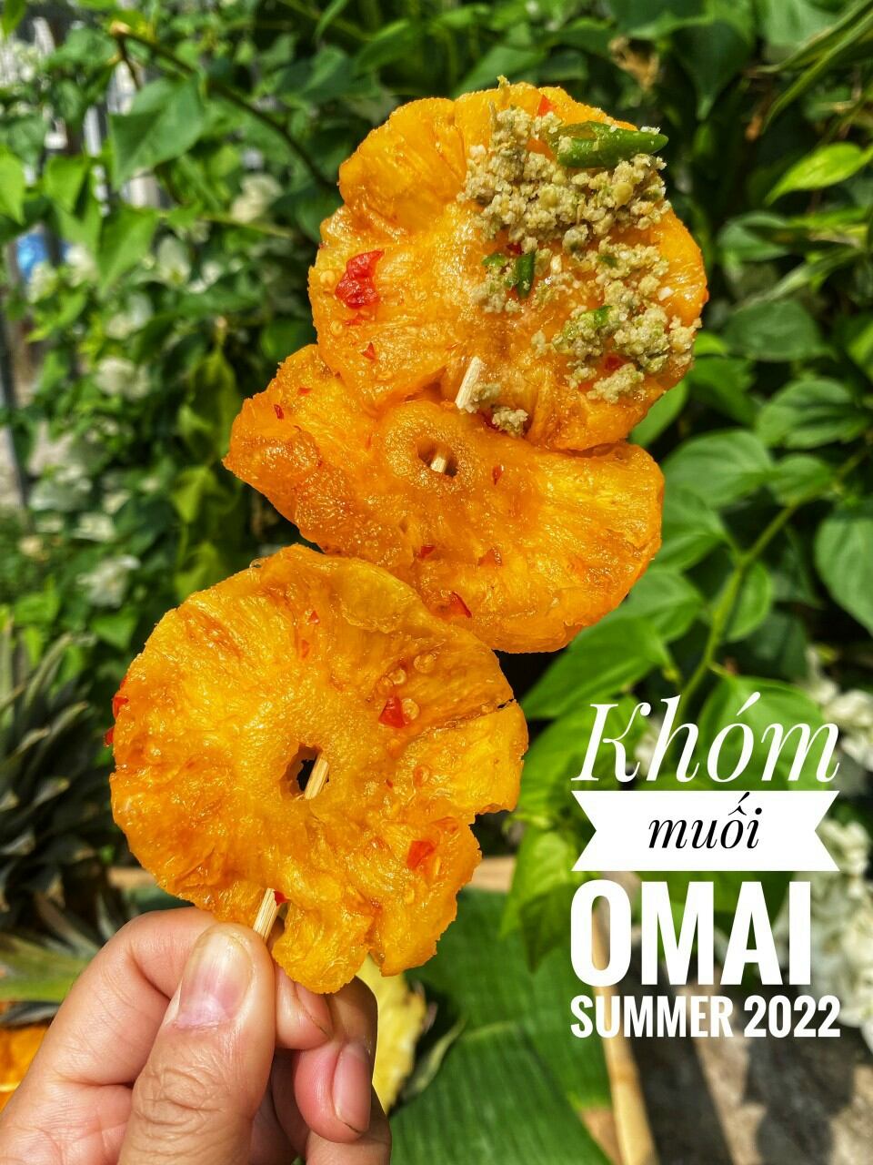 Khóm Ô Mai muối ớt ngọt chua cay đủ vị ngon ngon 300gr