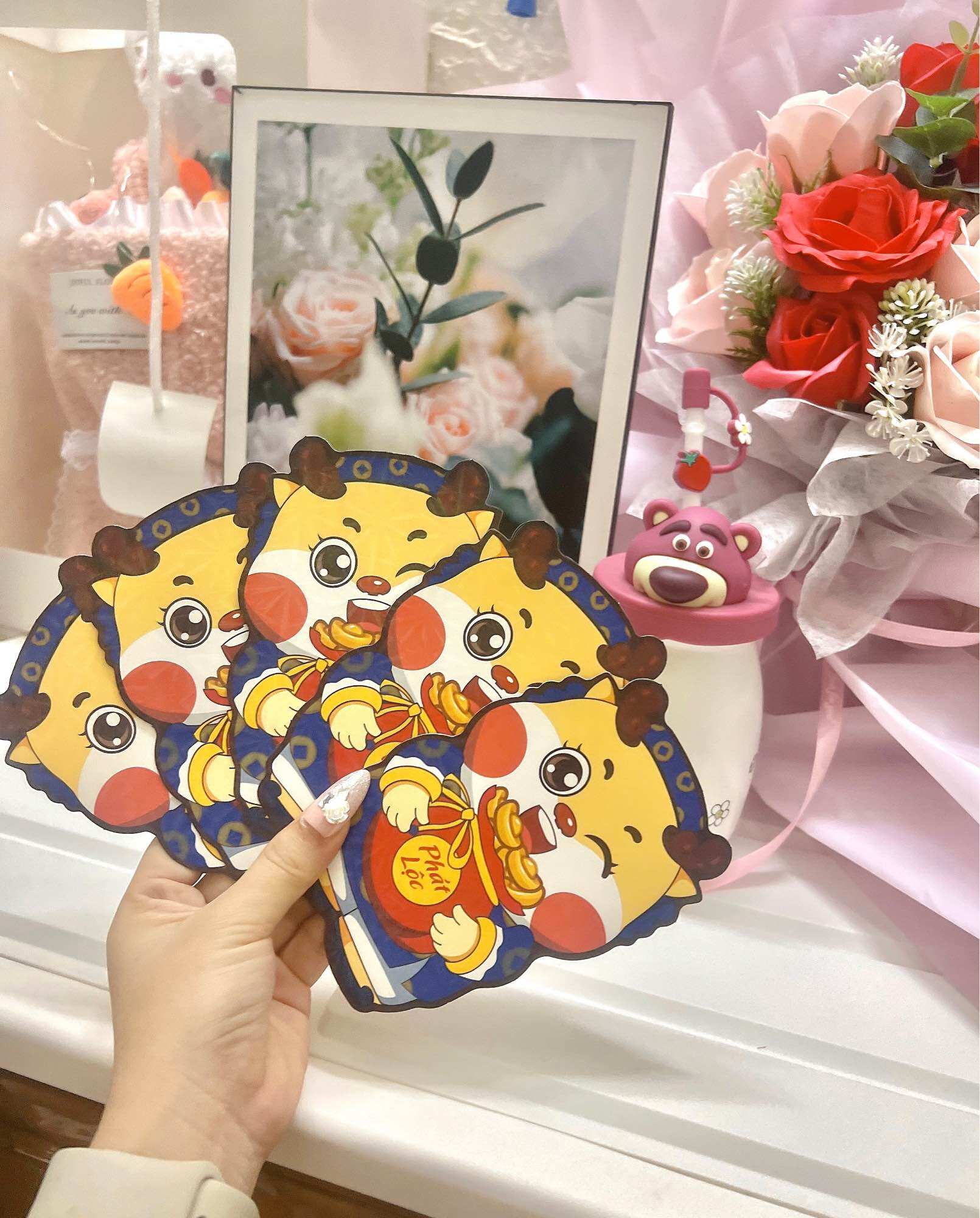 [COMBO 50 cái ] BAO LIXI CHIBI 2024 ( được mix nhiều mẫu )