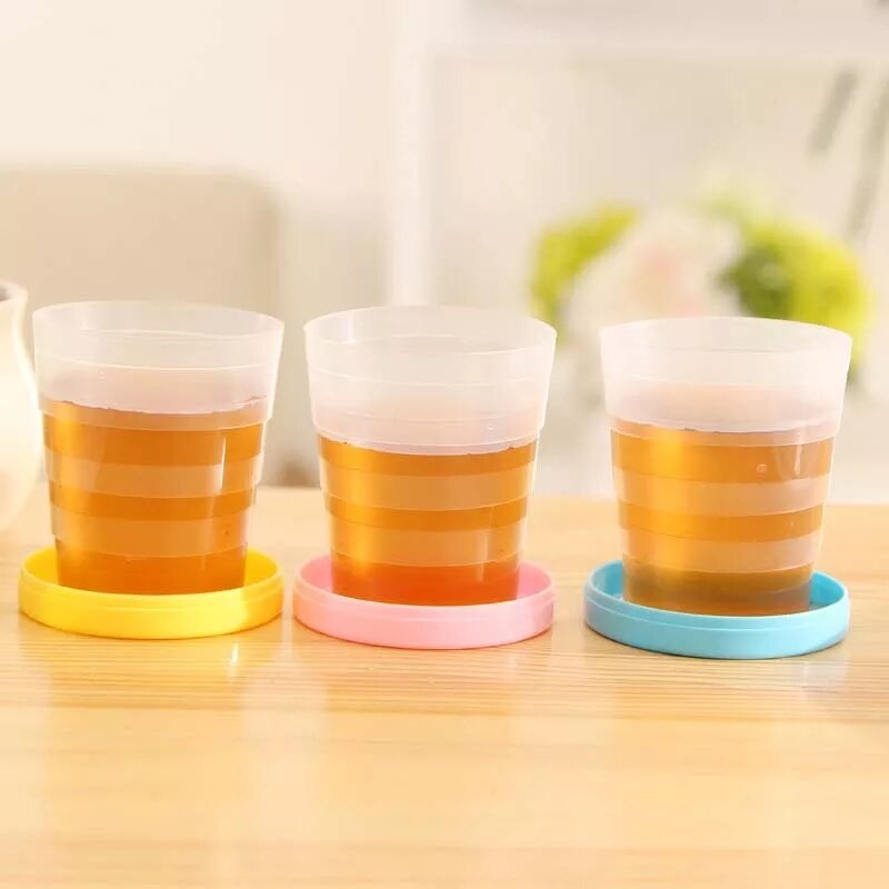 Cốc nhựa gấp gọn 120ml (5.5x6cm)