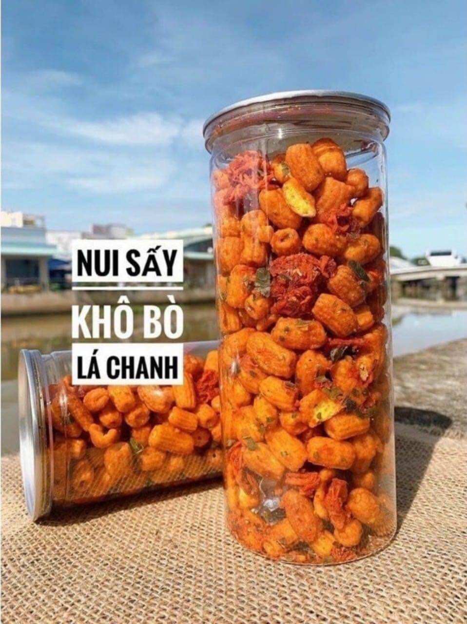 Nui sấy khô bò lá chanh 350g