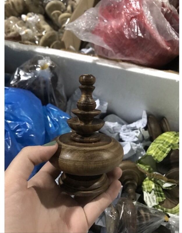Nậm lồng chim chào mào chất liệu gỗ muồng