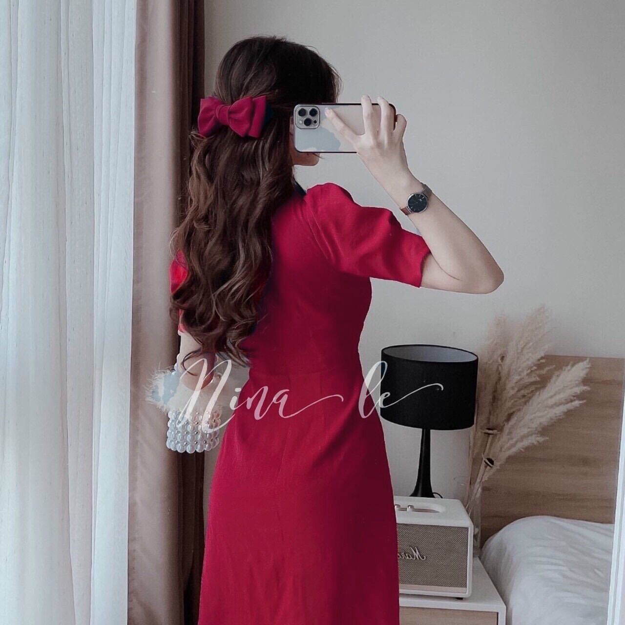 (SHOP TÁO ĐỎ BIGSIZE 50kg-90kg) Đầm xoắn ngực 565 - màu đỏ/ đen/ trắng