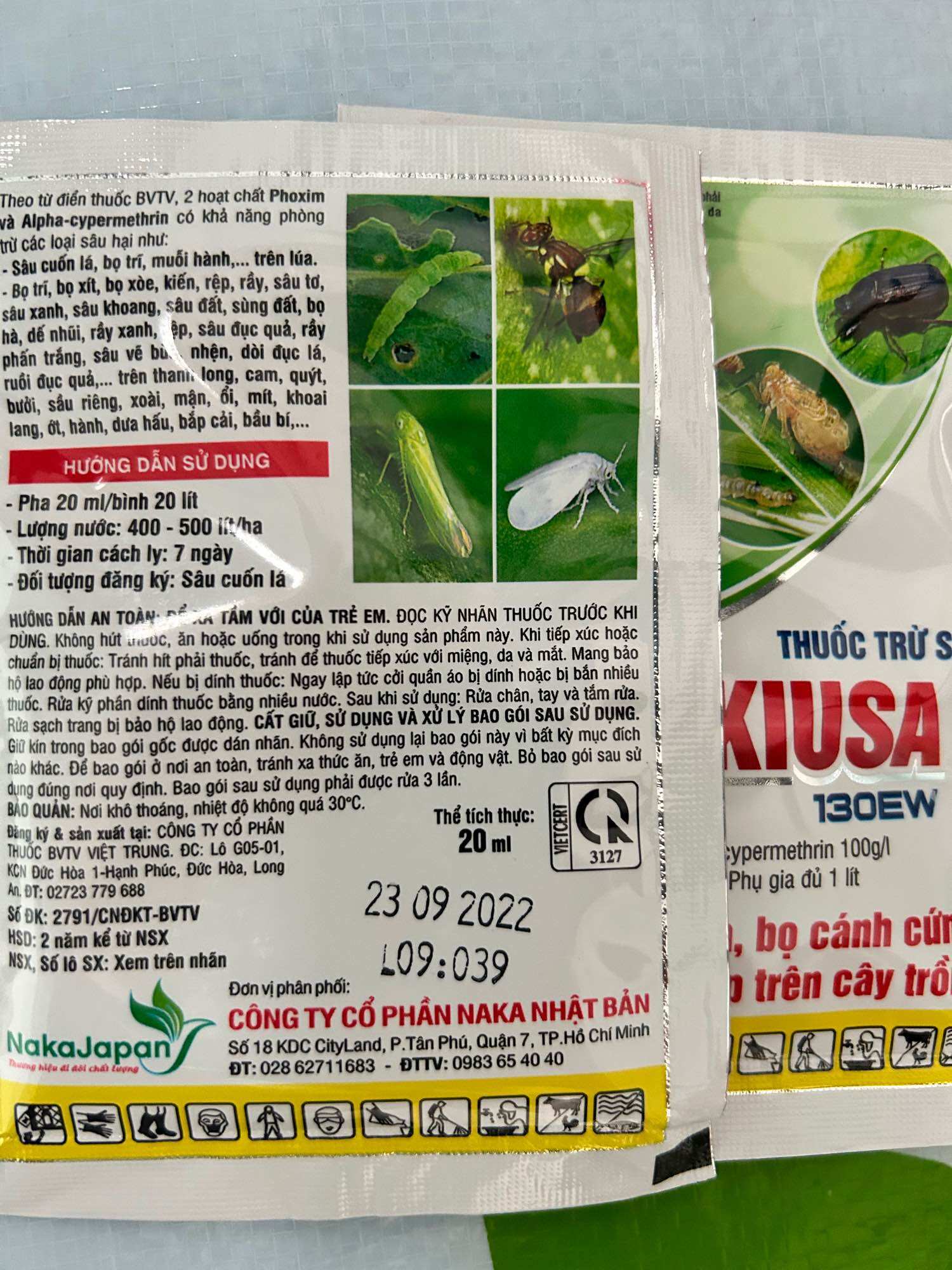combo Kiến,bọ trĩ,rầy xanh 5 gói Kasakiusa