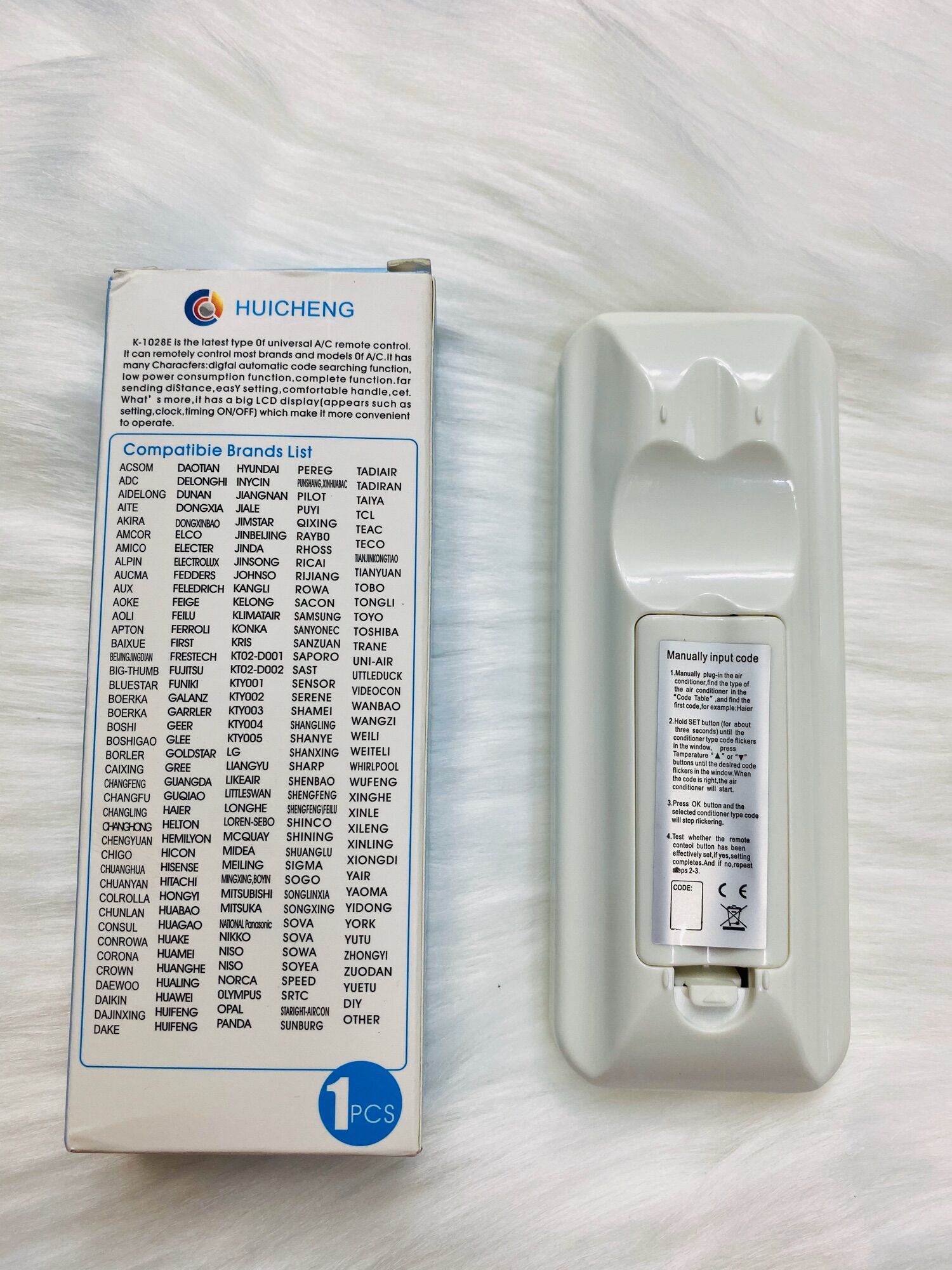 [HCM]REMOTE MÁY LẠNH ĐA NĂNG HUICHENG K-1028E