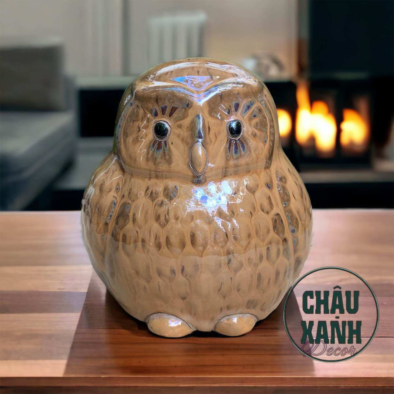 Cú bằng gốm sứ , tượng hình thú gốm sứ