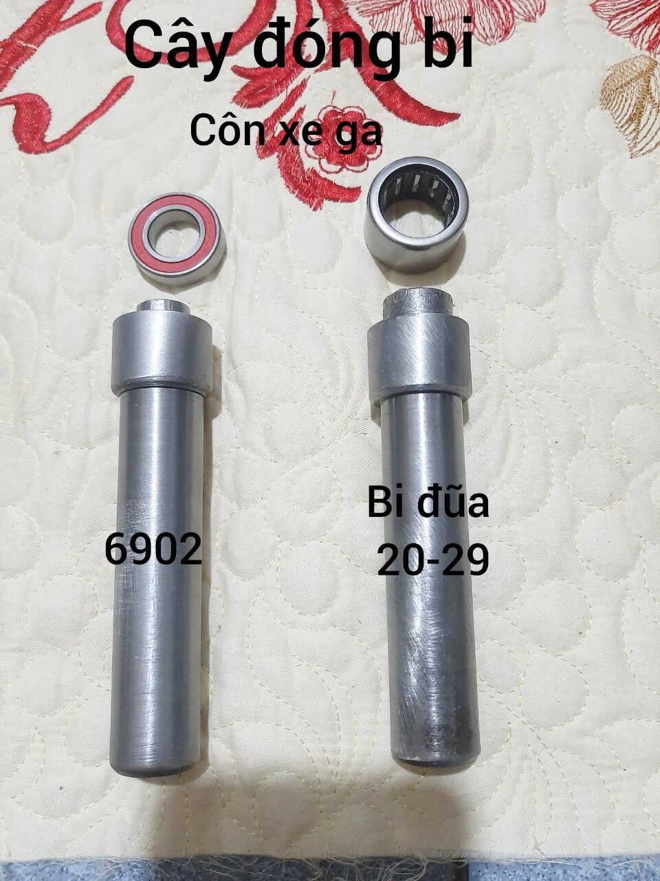 Kìm phe dài gắp phanh côn xe ga cây đóng bi 6902 và bi rọ