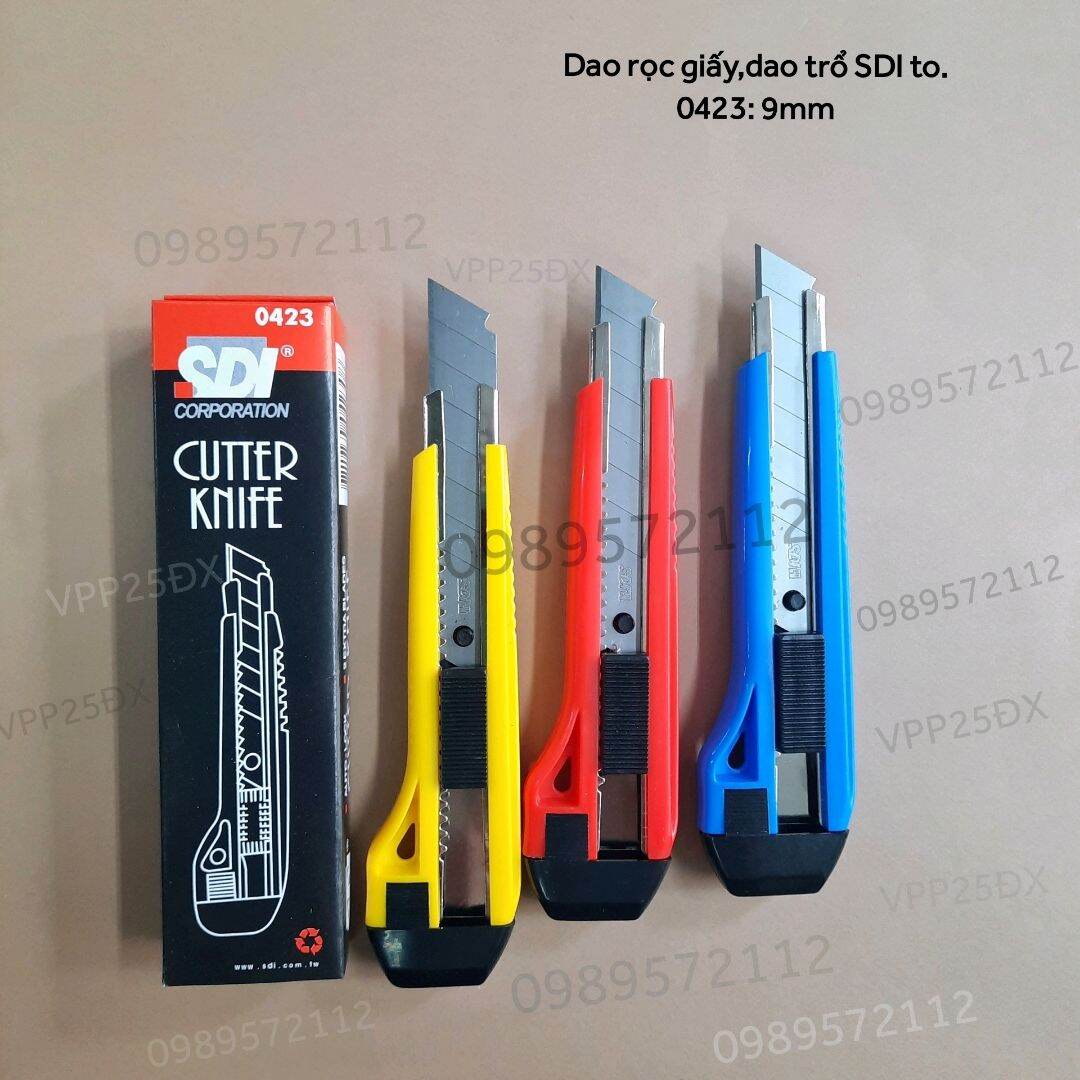 Dao trổ-Dao dọc giấy SDI to,bé kèm lưỡi thay thế. (1 cái)