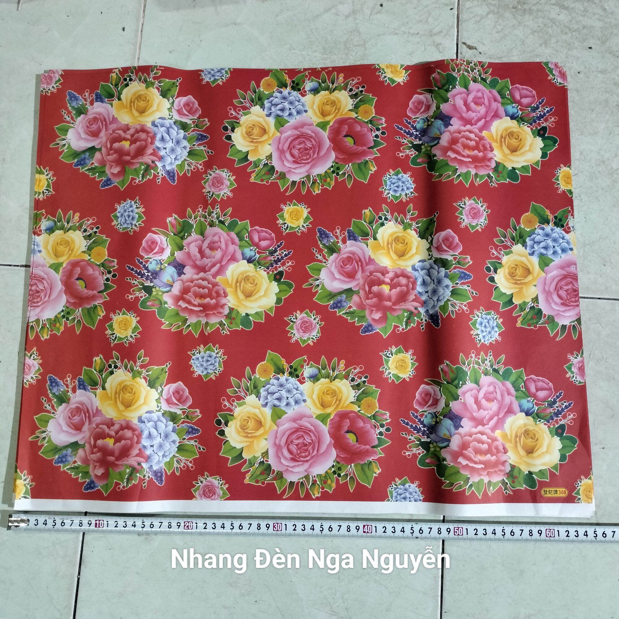 Giấy bông đỏ gói quà,trang trí Tết giá sỉ