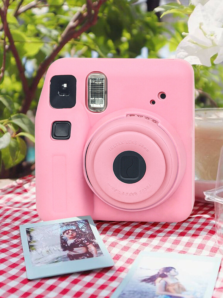 Ốp Lưng Bảo Vệ Máy Ảnh Instax miniSE Bằng Silicon Chống Rơi, Chống Trượt, Chống Xước, Vỏ Bảo Vệ Cho Máy Ảnh Một Lần Hình Thành