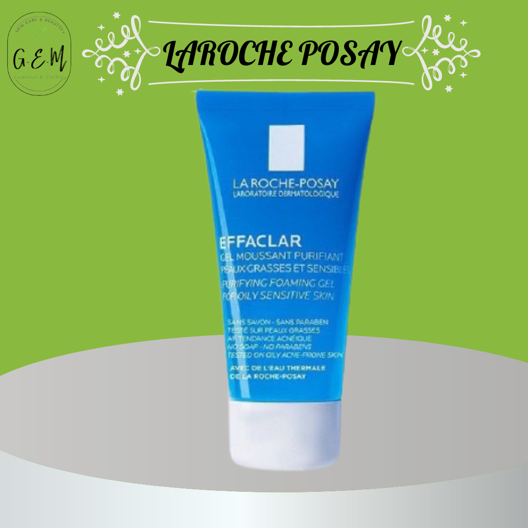 Sữa rửa mặt laroche posay effaclar dành cho da dầu mụn, làm sạch sâu - 50ml
