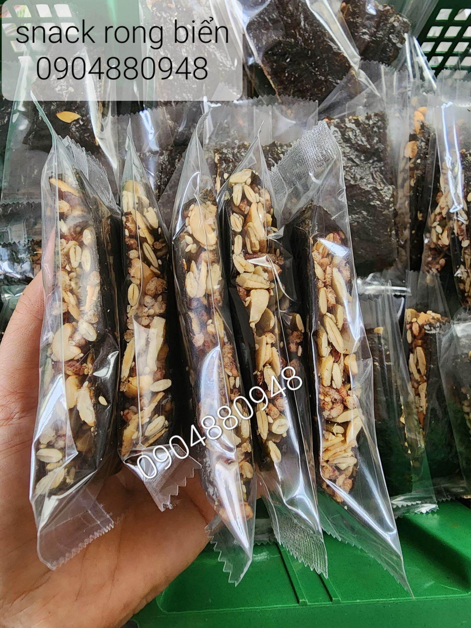 Snack rong biển kẹp hạt - 200gr
