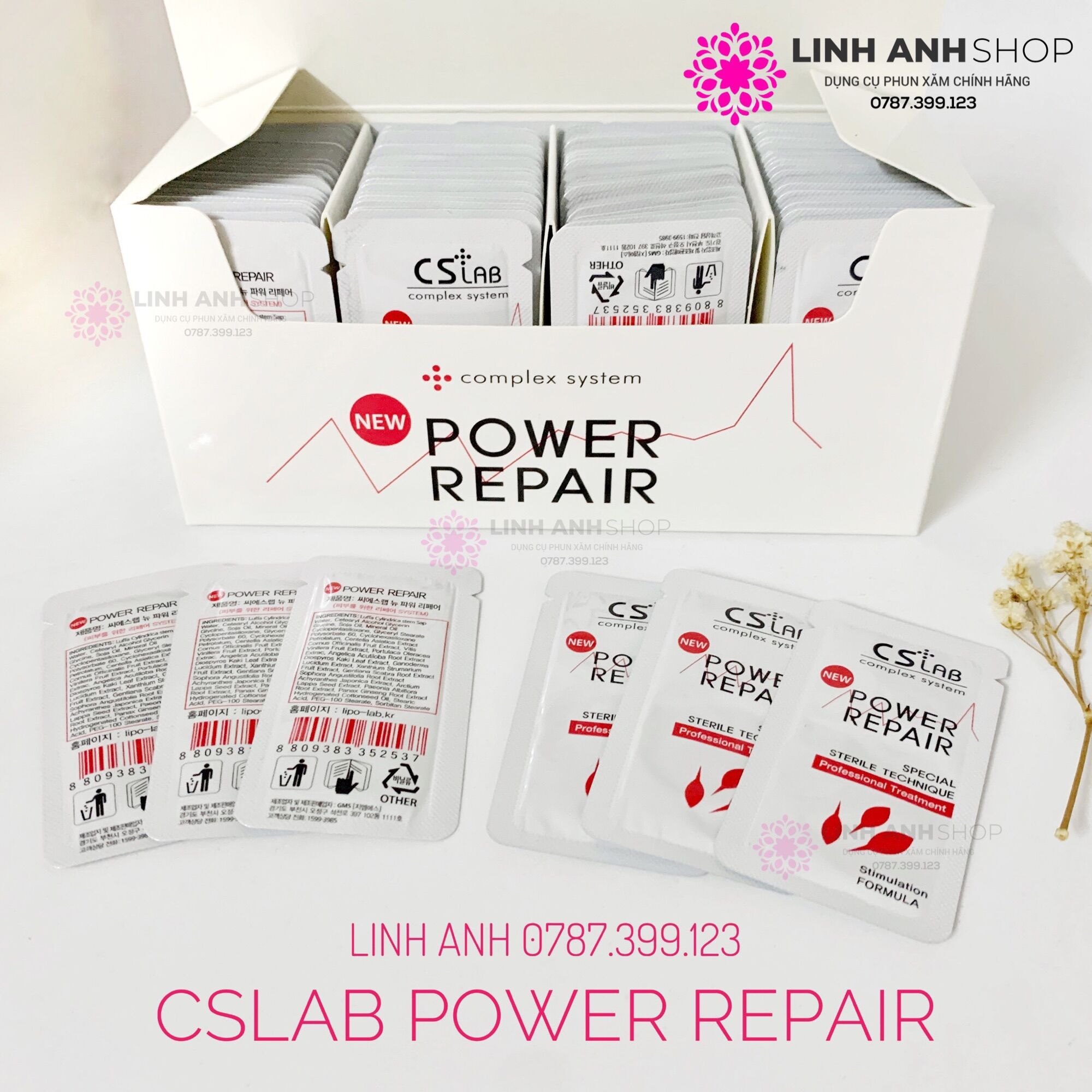 10 Dưỡng sau xăm CSlab Hàn Quốc