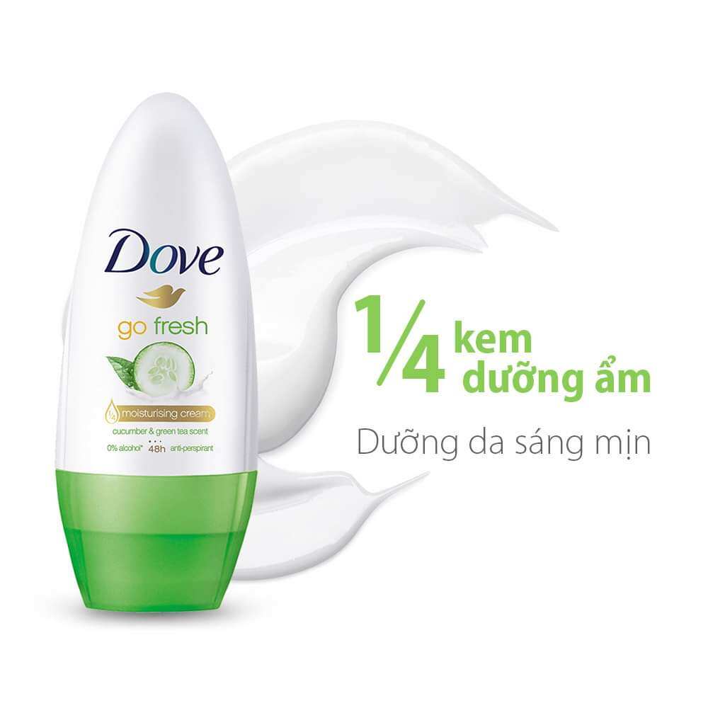 Lăn khử mùi dưỡng trắng Dove 40ml