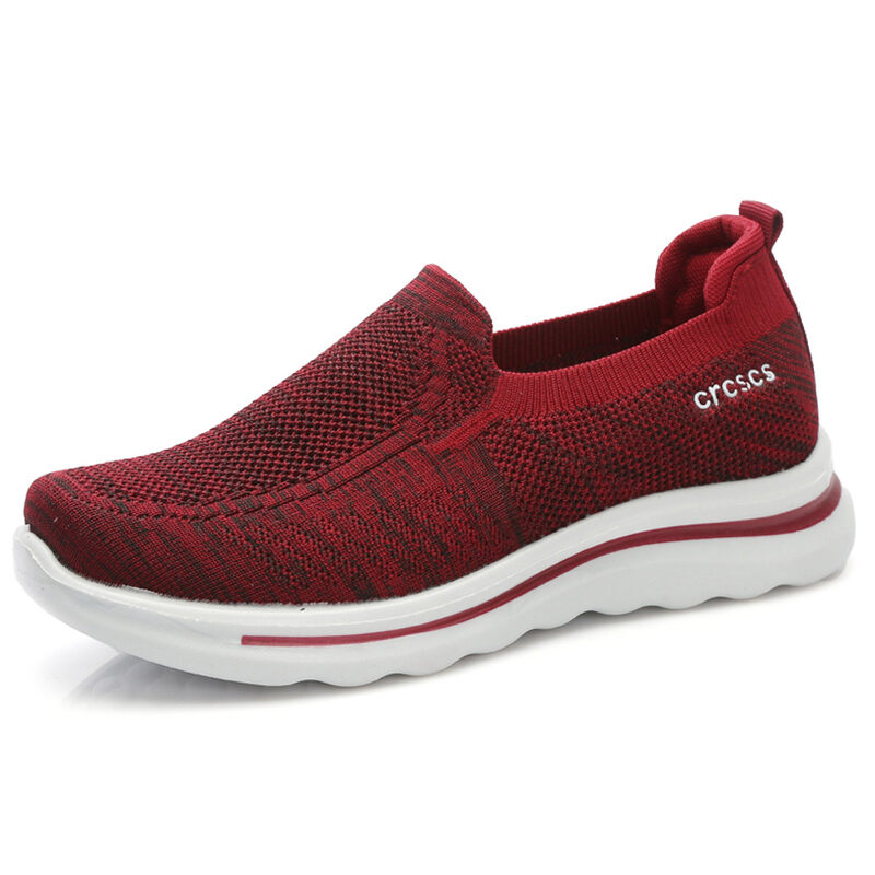 Giày Lười Giày Đi Bộ Cho Người Trung Niên Và Người Cao Tuổi Giày Vải Bắc Kinh Cũ Đế Mềm Chống Trơn Giày Cho Mẹ Thoáng Khí Thoải Mái Cho Nữ Xuân Hè