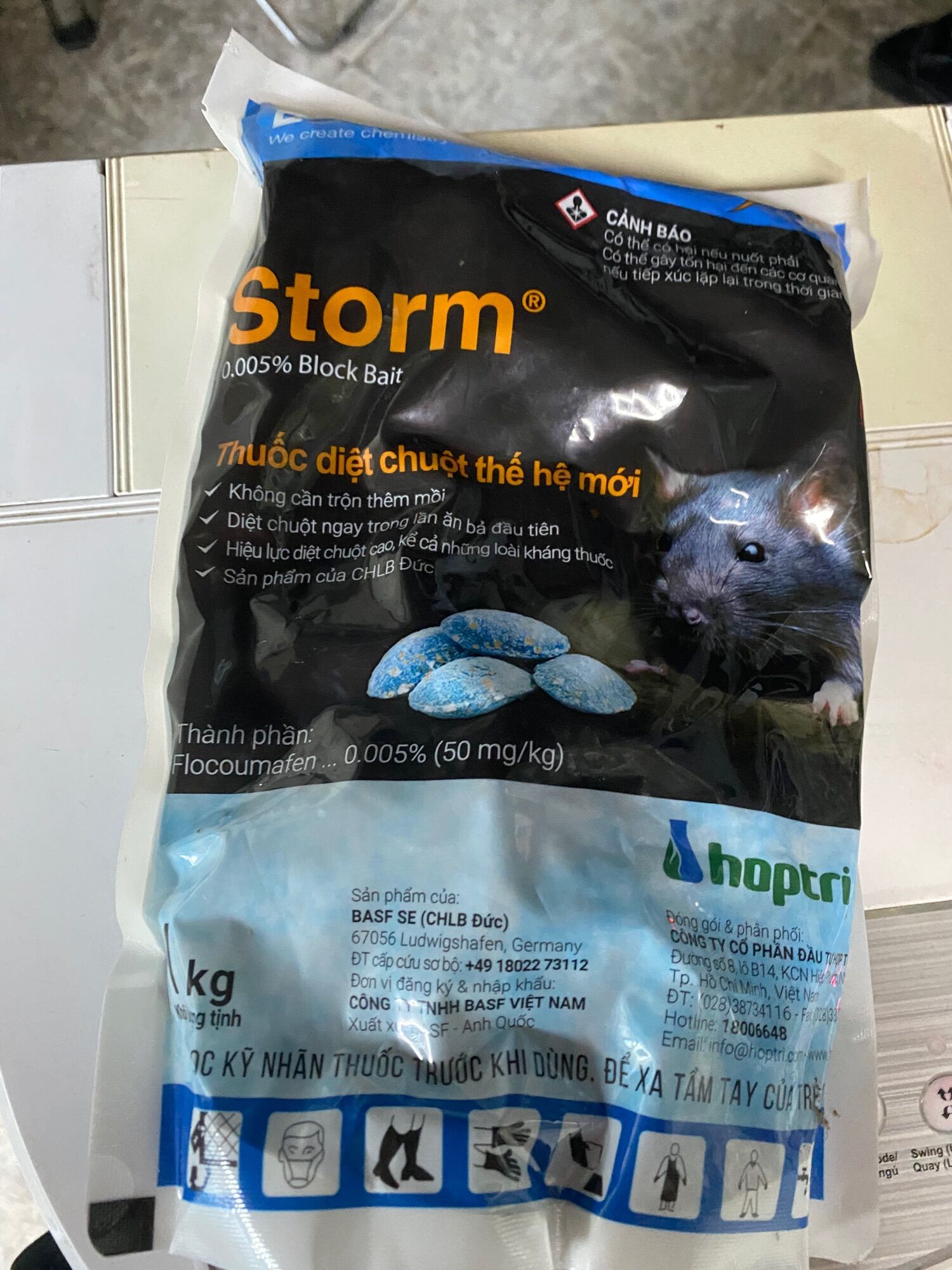 Storm 1kg - Eliminates Oily Mice with Medicine