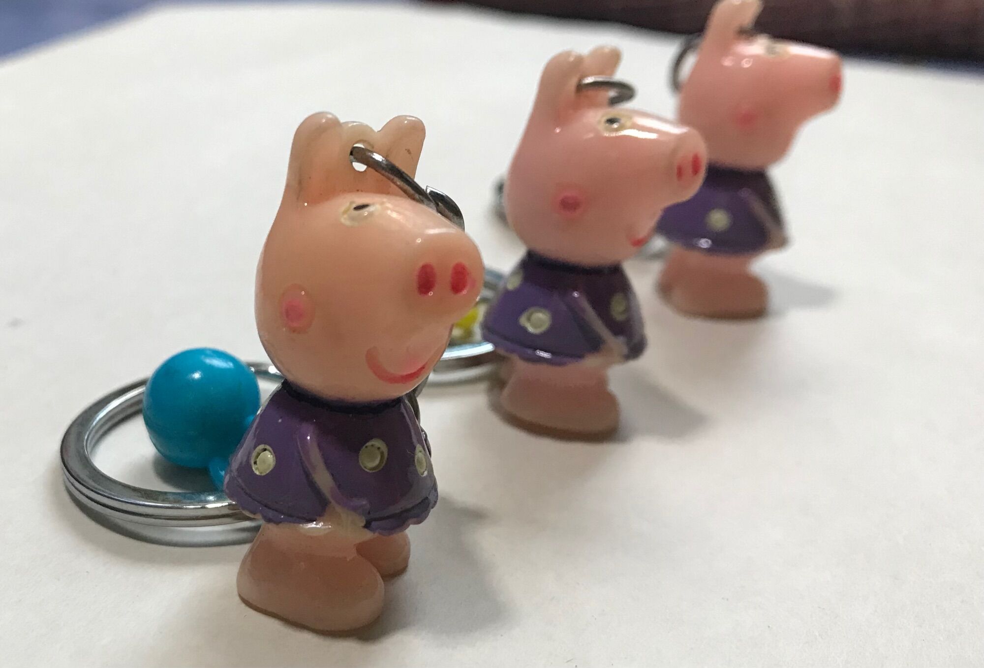 💥Set 10 Móc Khoá Heo Peppa Nhiều màu(Hình thật)