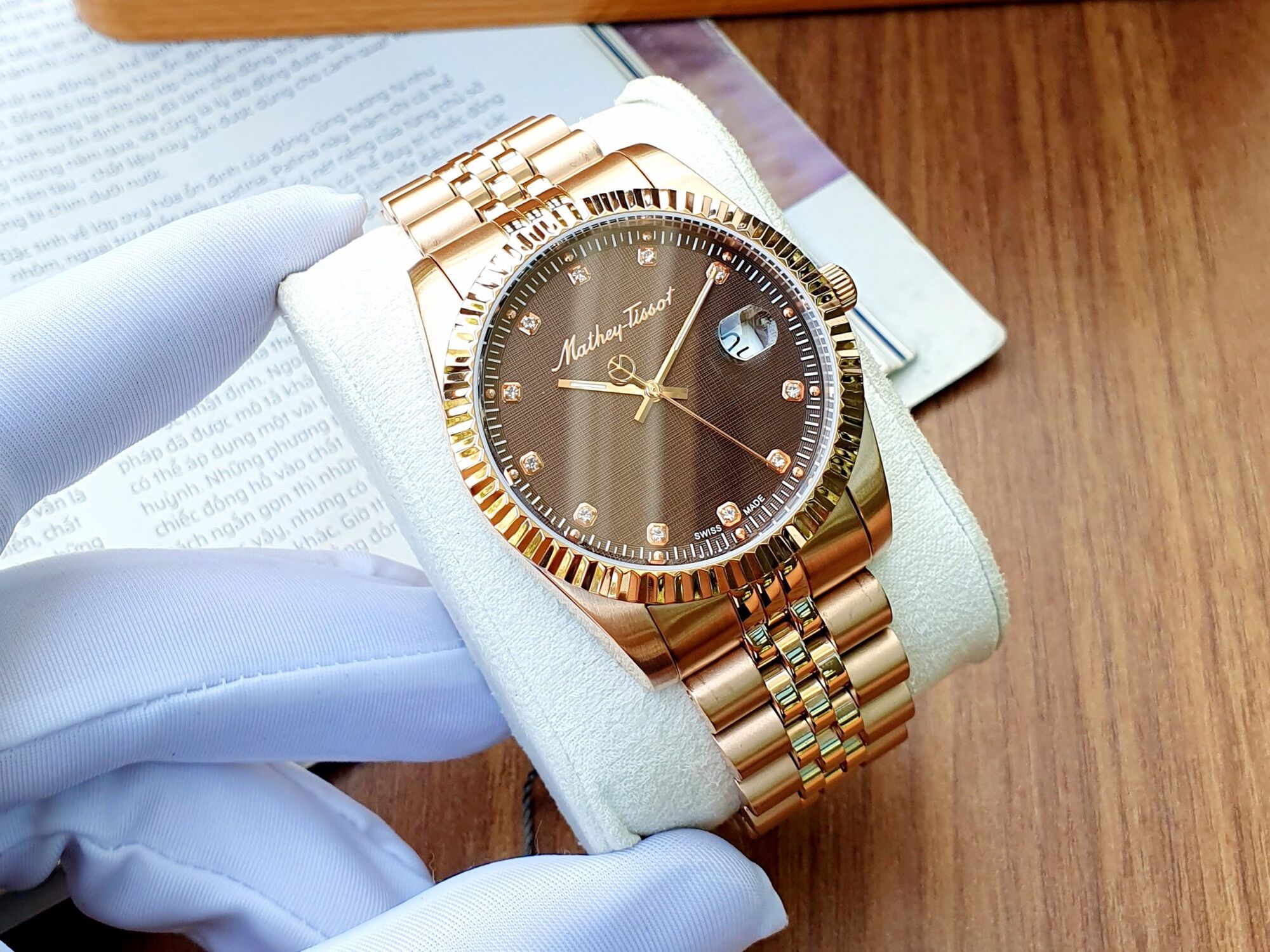 Đồng hồ nam chính hãng mathey tissot h710prm quartz