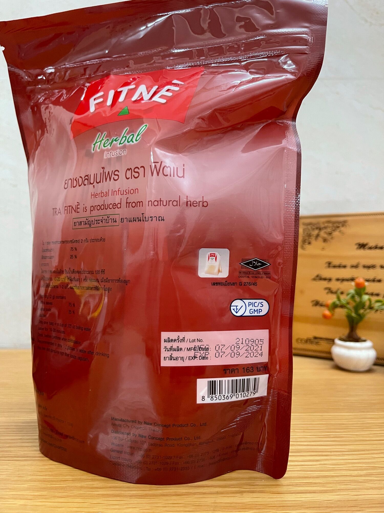 Trà thảo mộc Fitne Thái Lan