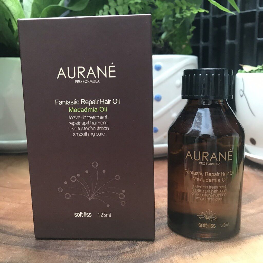 Tinh dầu dưỡng tóc - phục hồi tóc aurane macadamia oil 125ml