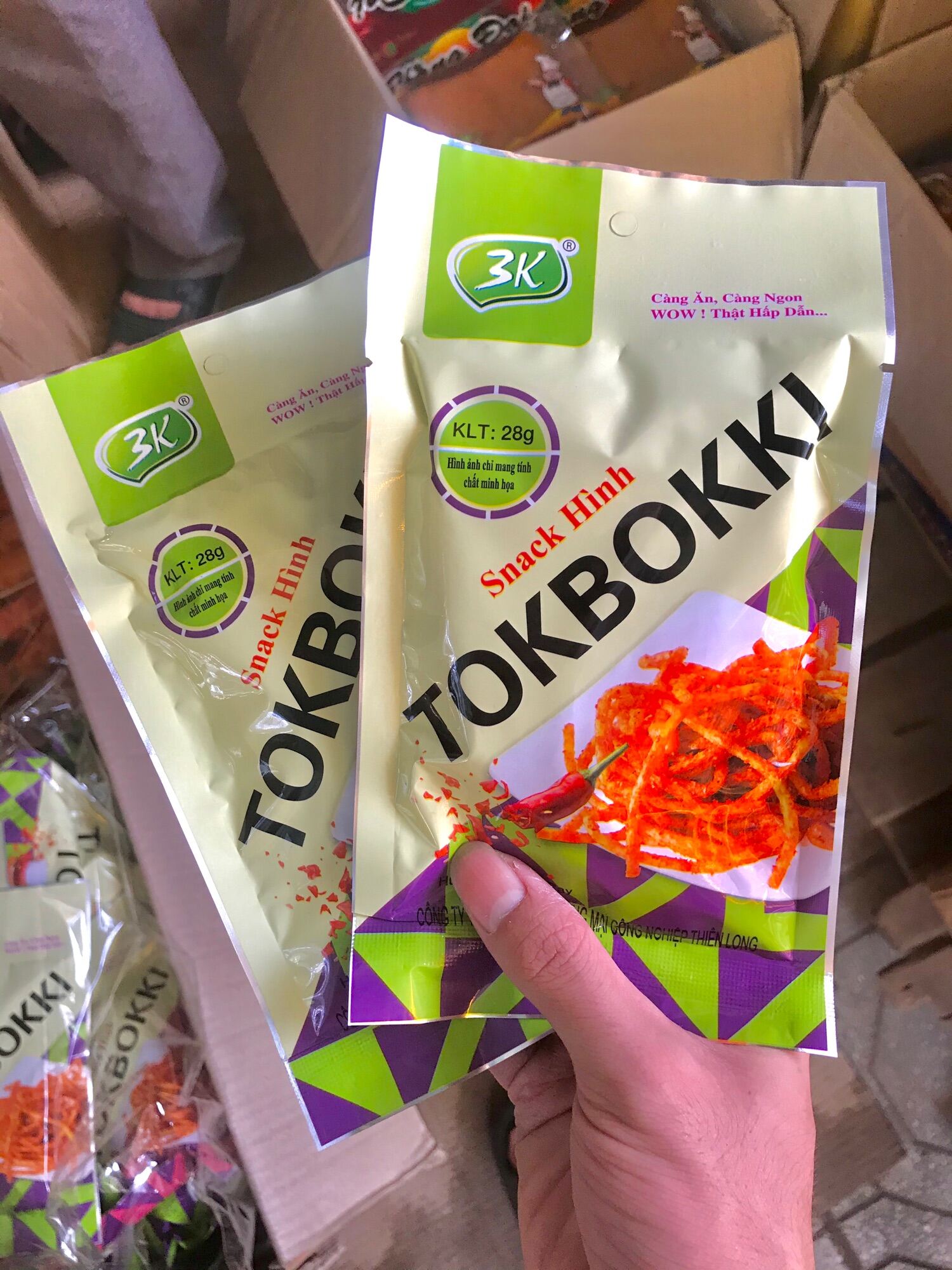 5 Gói Snack ToBokKi dai dai