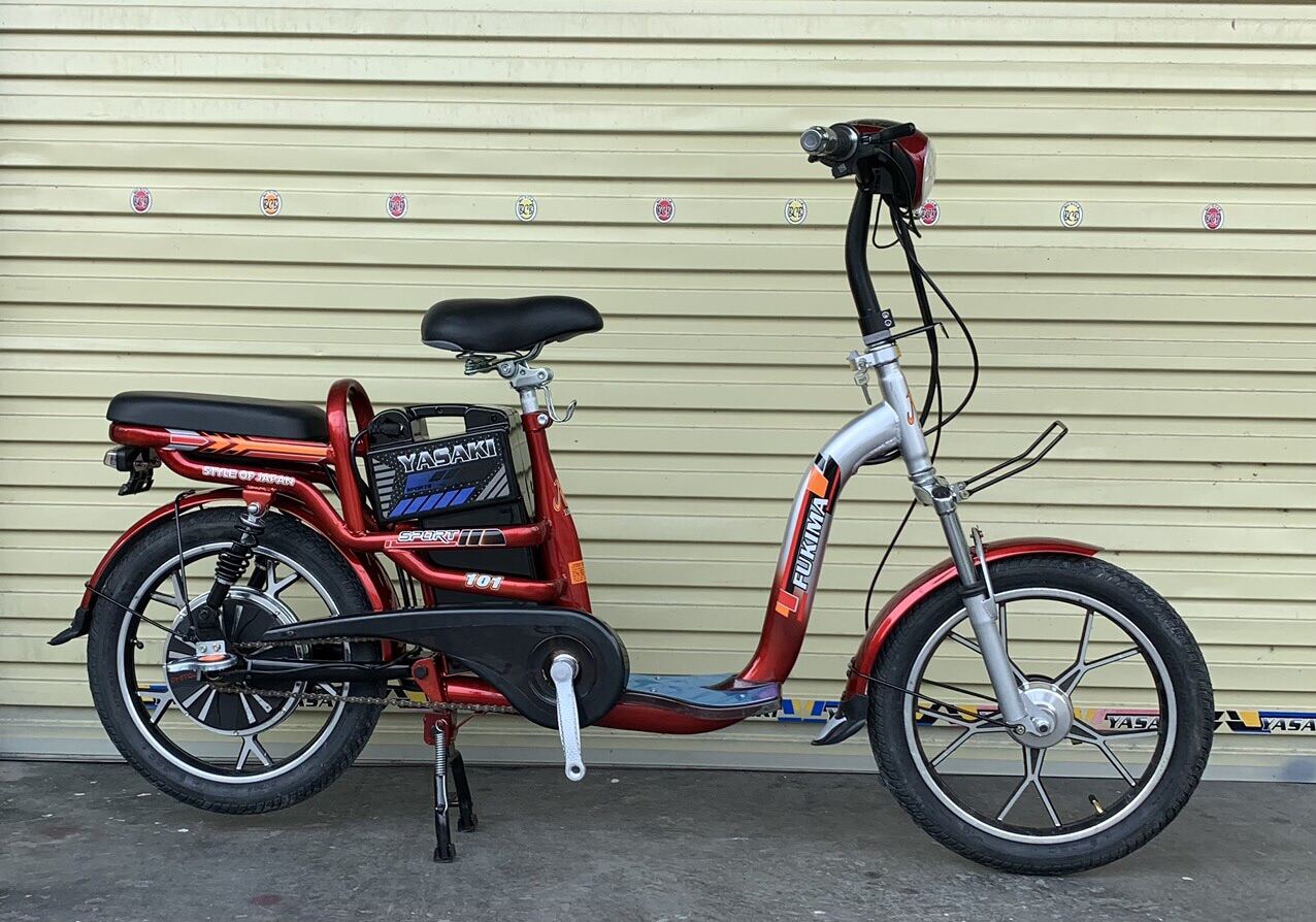 Xe đạp điện yasaki bc101 , bánh xe 18x2.50 - ảnh sản phẩm 4
