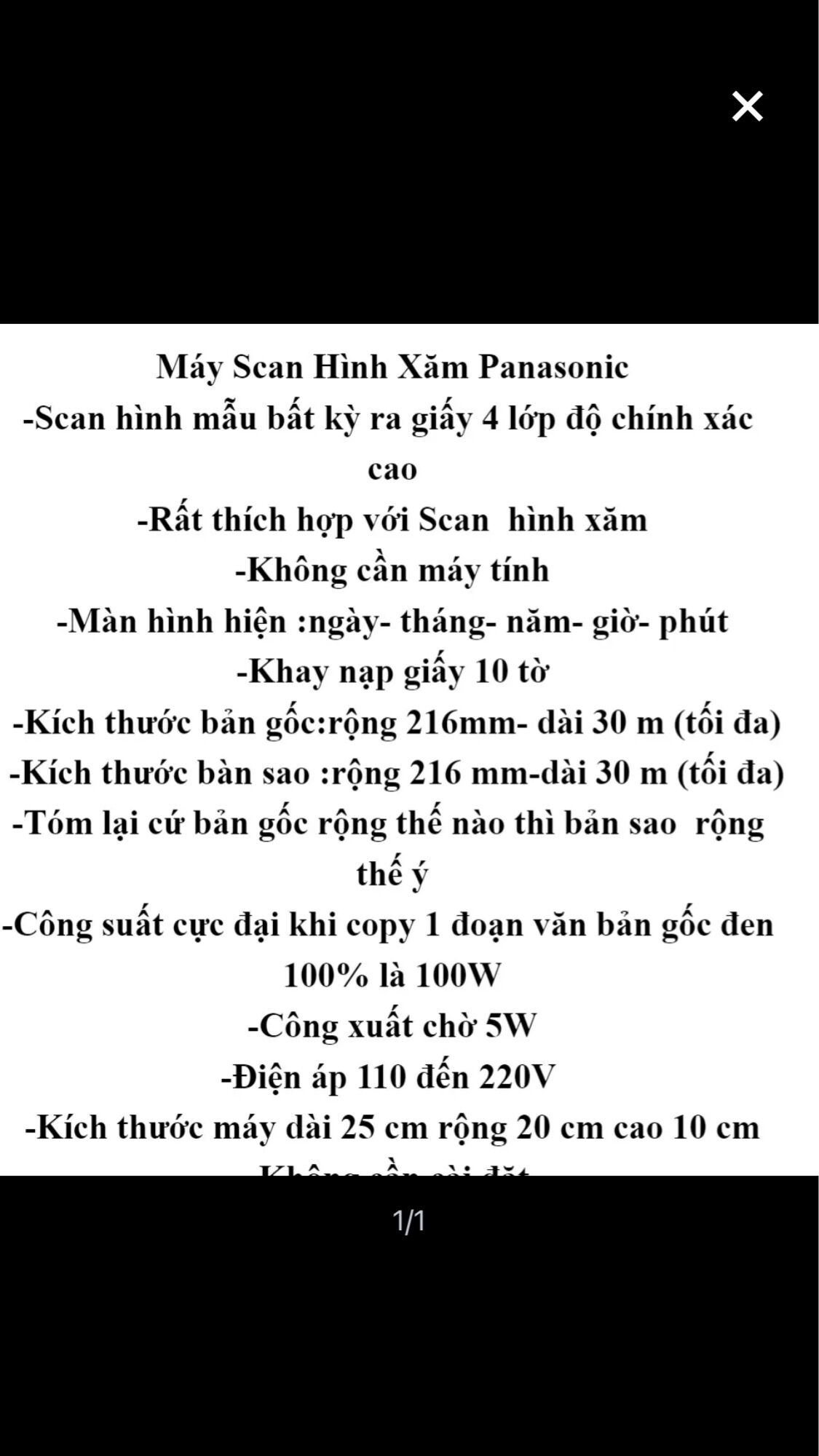 Máy Scan Hình Xăm Panasonic