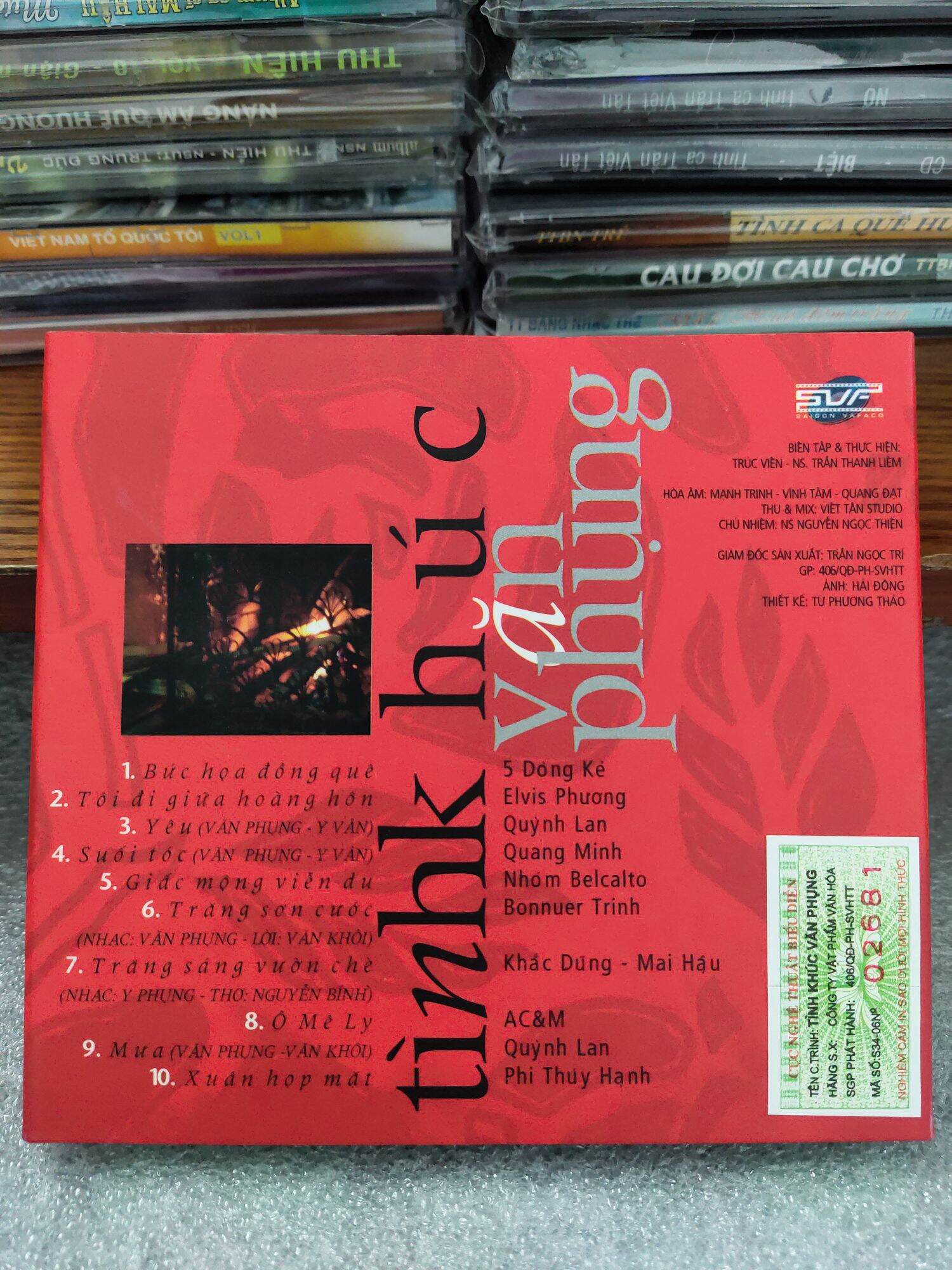 CD Tình khúc Văn Phụng