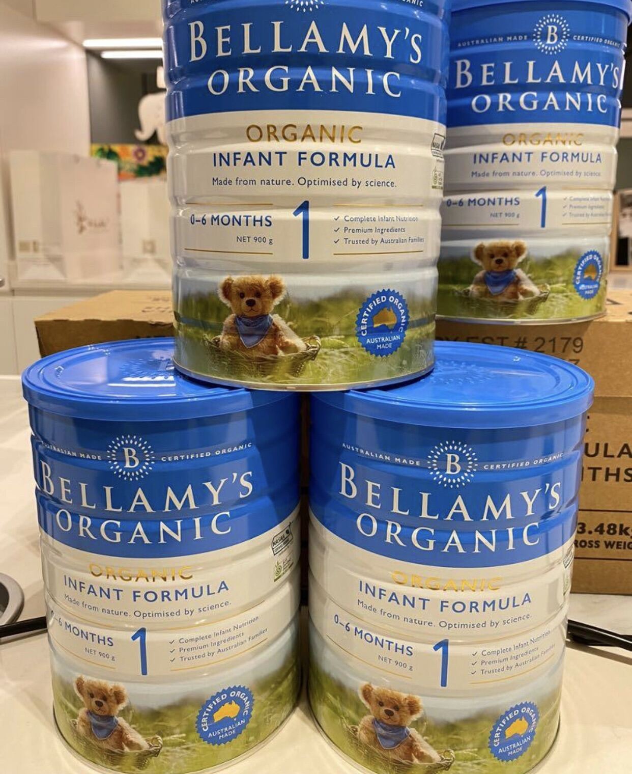 Sữa Bellamy organic số 1 Úc