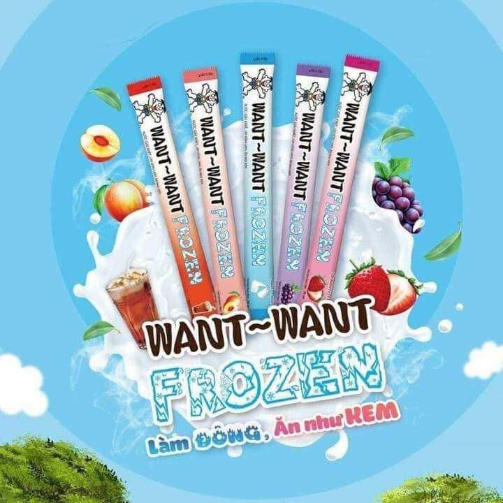 Kem tuyết want want Frozen đủ vị