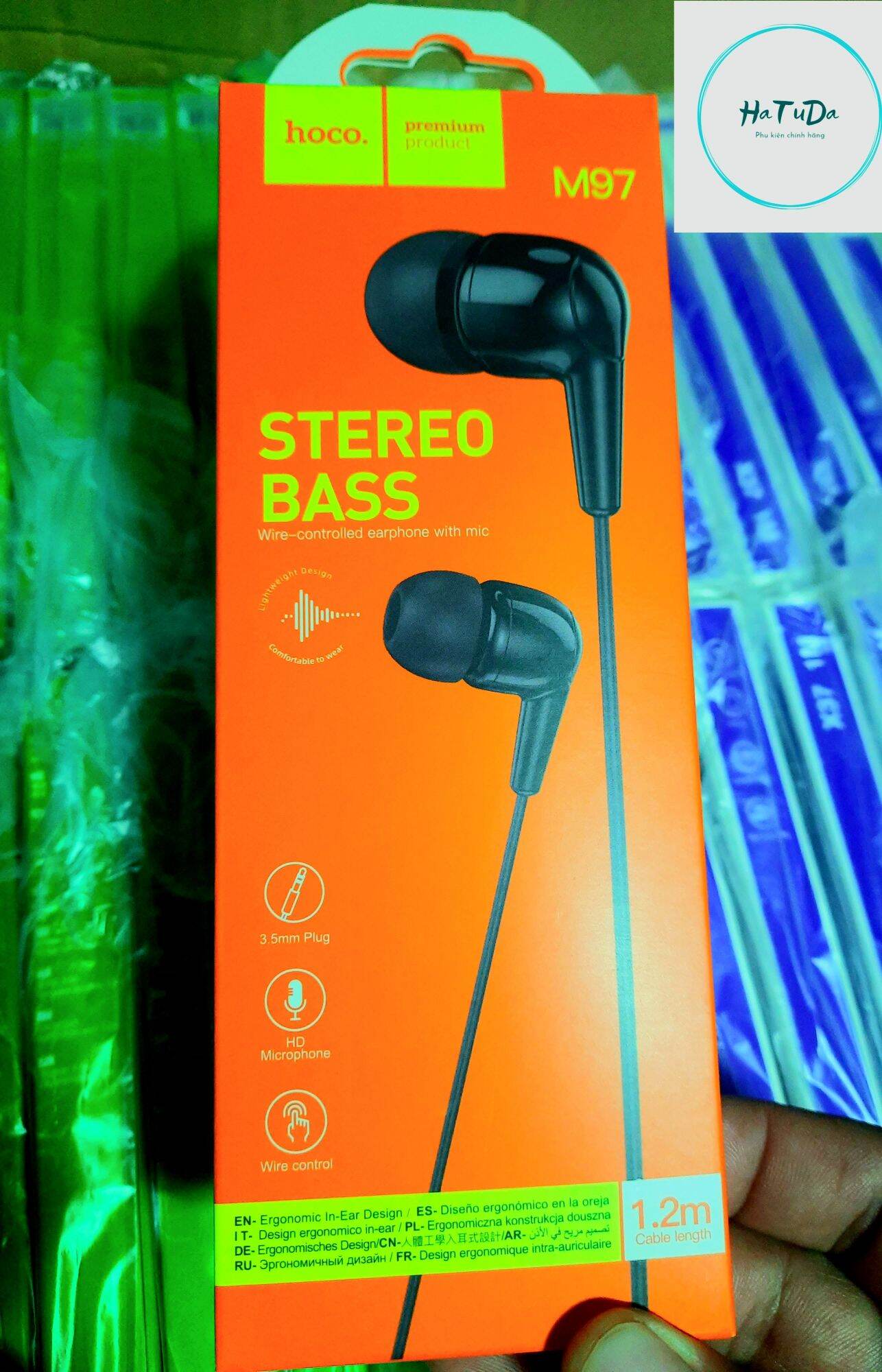 Tai nghe có dây Hoco M97 siêu bass jack 3.5