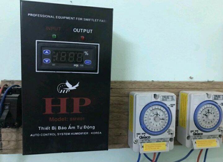 Tủ cảm biến - Bộ điều khiển ẩm nhà yến HP