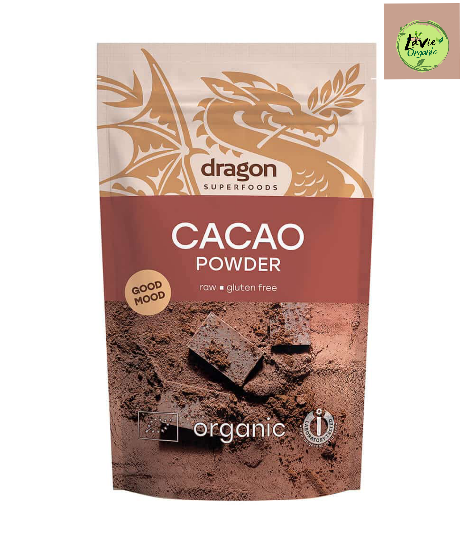 Bột cacao nguyên nhân hữu cơ dragon superfoods gói 200g