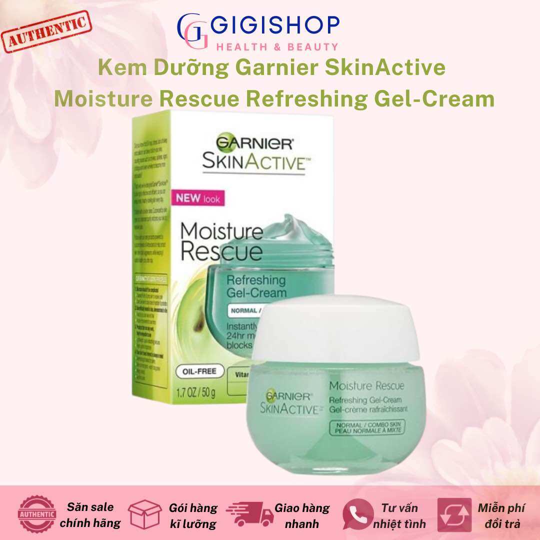 [Bản Mỹ] Gel Dưỡng Garnier SkinActive Moisture Rescue Refreshing Gel-Cream 50g