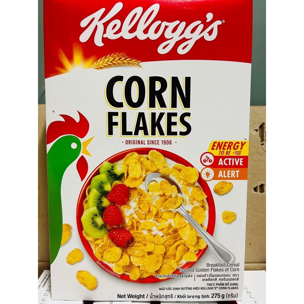 Ngũ cốc dinh dưỡng/ bánh ăn sáng kellogg's corn flakes 275g