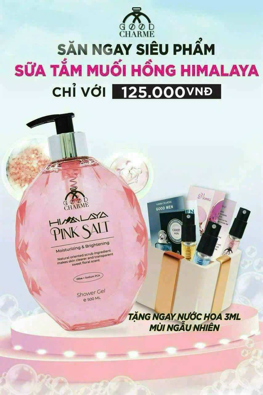 Sữa tắm muối hồng Himalaya 500ml