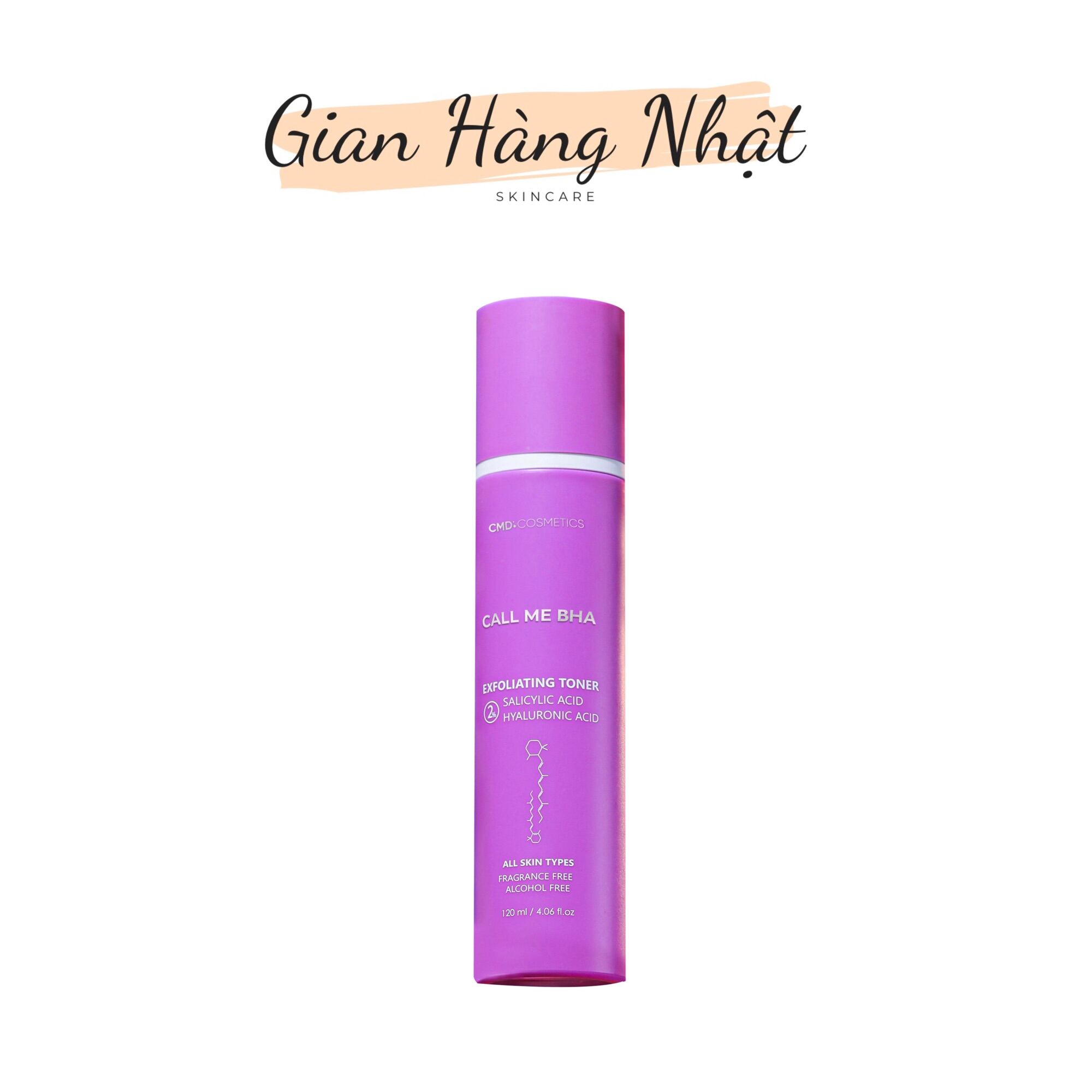 [Hcm]Nước Hoa Hồng Toner Call Me Bha 2% Salicylic Acid Cmd Cosmetics 120Ml