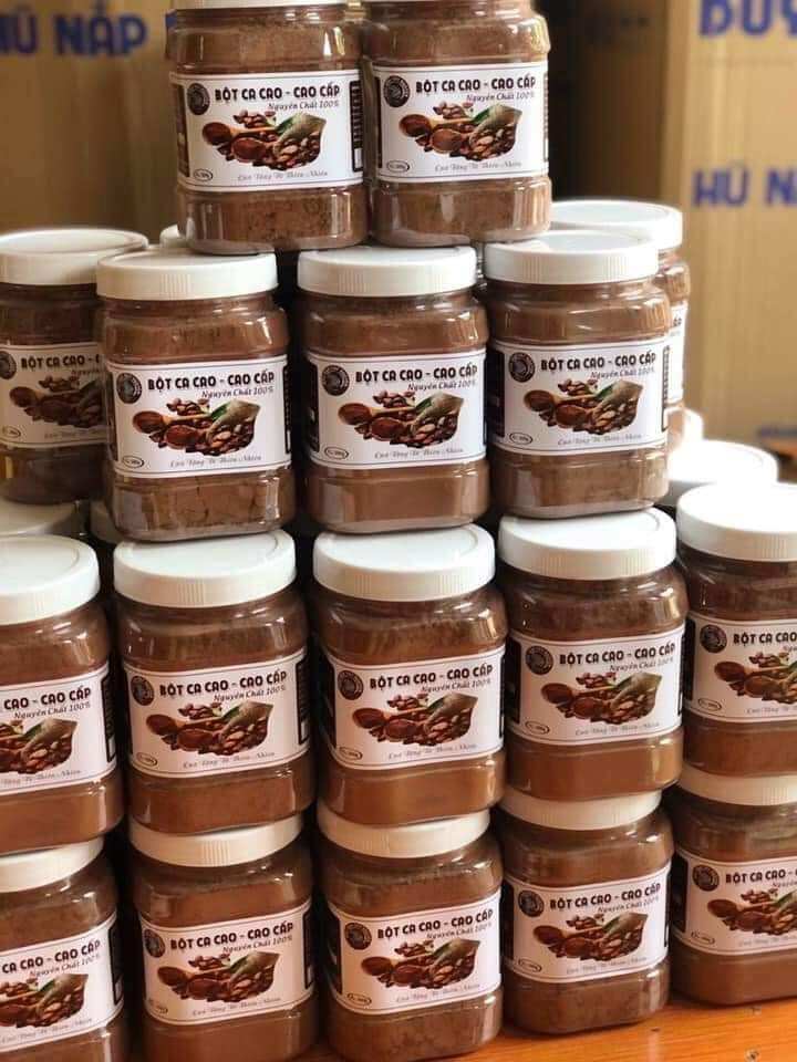 bột cacao nguyên chất hũ 500gr