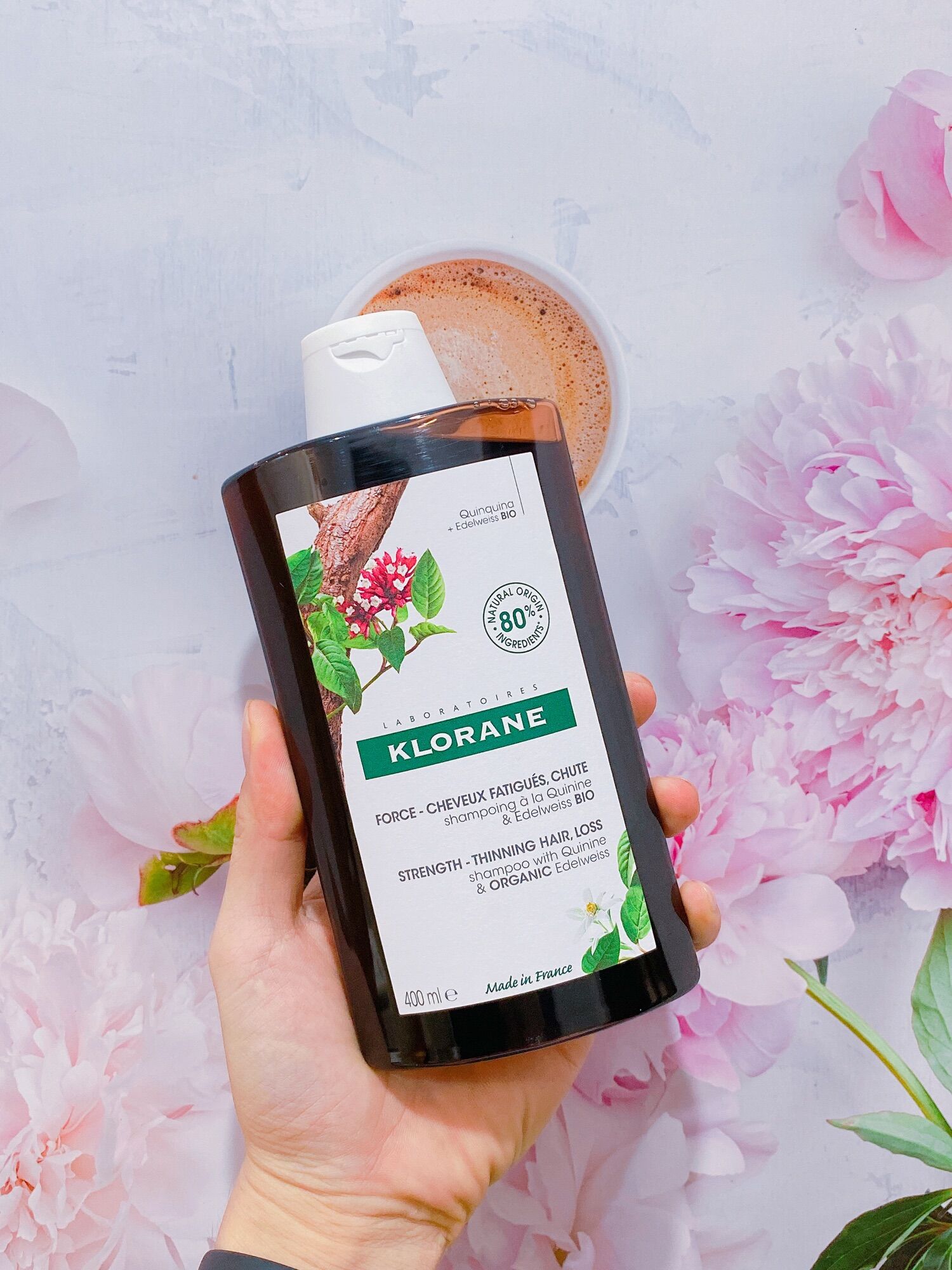 Dầu gội giảm rụng tóc Klorane 400ml