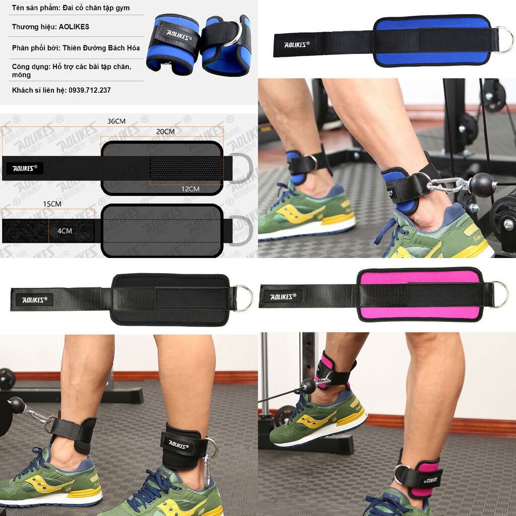 đai quấn cổ chân đá đùi tập gym aolikes