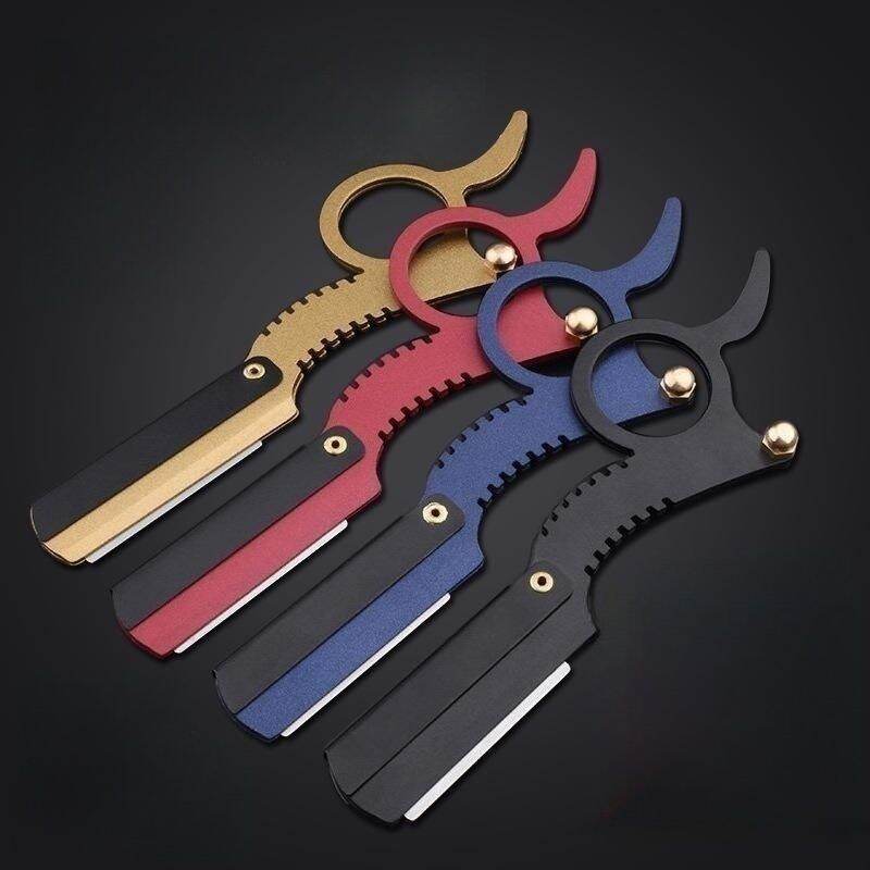 Thợ Cắt Tóc Hướng dẫn sử dụng dao cạo cạnh thẳng cắt tóc râu lông mày dao cạo người đàn ông rụng lông dao cạo thợ làm tóc Cắt tỉa lưỡi có thể thay thế